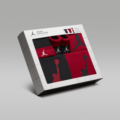 Jordan 5-Piece Core Gift SetFünfteiliges Bodysuit-Set für Babys Große Rabatte