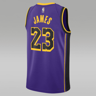 Los Angeles Lakers Statement EditionJordan Dri-FIT NBA Swingman Trikot für Herren Sonderangebote