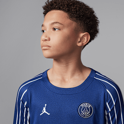 Paris Saint-Germain 2024/25 Stadium FourthJordan langärmliges Replika-Fußballtrikot mit Dri-FIT-Technologie (ältere Kinder) Valentinstagsangebot