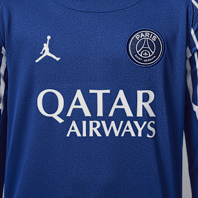 Paris Saint-Germain 2024/25 Stadium FourthJordan langärmliges Replika-Fußballtrikot mit Dri-FIT-Technologie (ältere Kinder) Valentinstagsangebot