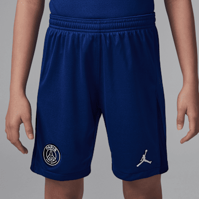Paris Saint-Germain 2025 Stadium FourthJordan Dri-FIT Replika-Fußballshorts für ältere Kinder Jubiläumsangebot