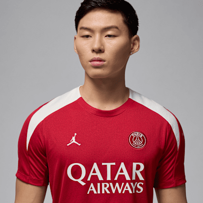 Paris Saint-Germain Strike FourthJordan Dri-FIT Kurzarm-Fußballoberteil aus Strickmaterial (Herren) Neuheiten