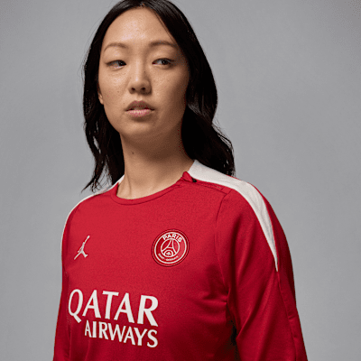 Paris Saint-Germain Strike FourthJordan Dri-FIT Fußball-Strickoberteil mit Rundhalsausschnitt (Damen) Tiefpreis