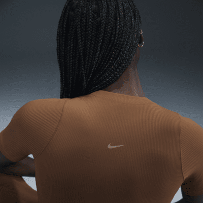 Nike Zenvy RibDri-FIT-Kurzarmshirt (Damen) Fabrikpreis