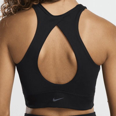 Nike One TwistLeicht gefütterter Sport-BH mit leichtem Halt und hohem Ausschnitt (Damen) Preisnachlass