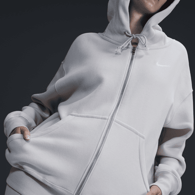 Nike Sportswear Phoenix FleeceOversize-Damen-Hoodie mit durchgehendem Reißverschluss Top Angebot