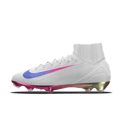 Nike Mercurial Superfly 10 Elite By YouPersonalisierbarer FG High-Top-Fußballschuh