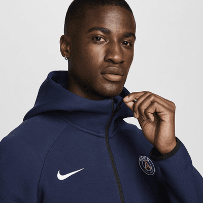 Paris Saint-Germain Tech Fleece WindrunnerNike Fußball-Hoodie mit durchgehendem Reißverschluss für Herren Kostenloser Versand international