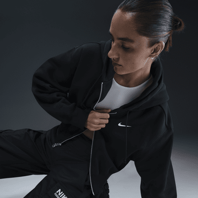 Nike Sportswear Phoenix Fleeceweite verkürzte Kapuzenjacke (Damen) Weihnachtsangebot