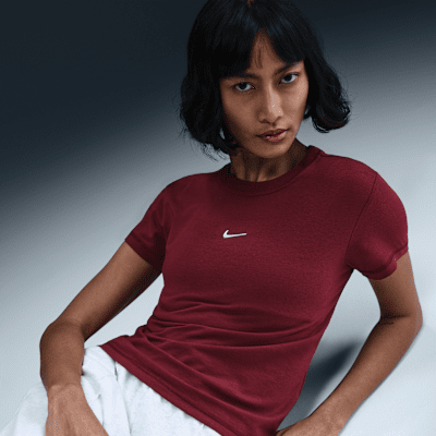 Nike Sportswear Chill KnitKurz-T-Shirt mit schmaler Passform für Damen Jubiläumsangebot
