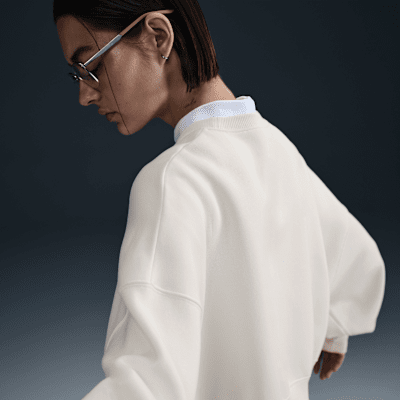 NikeCourt Phoenix FleeceOver-Oversized-Sweatshirt mit Rundhalsausschnitt (Damen) Zeitbegrenzte Promotion