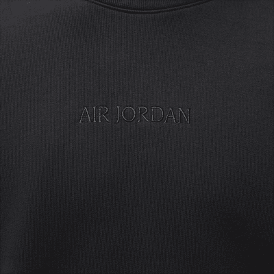 Air Jordan WordmarkFleece-Sweatshirt mit Rundhalsausschnitt für Herren Vierteljährliche Förderung