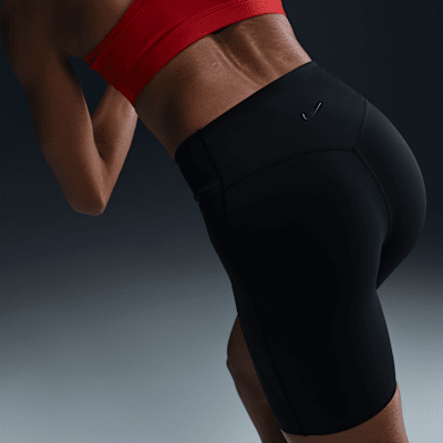 Nike UniversaBike-Shorts mit mittlerem Halt hohem Bund und Taschen für Damen (ca. 20 cm) Fabrikpreis