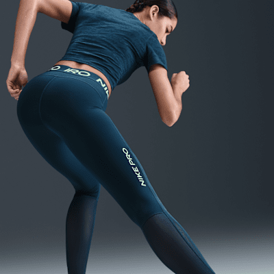 Nike ProLeggings in voller Länge mit Mesh-Einsatz (Damen) Versandkostenfrei