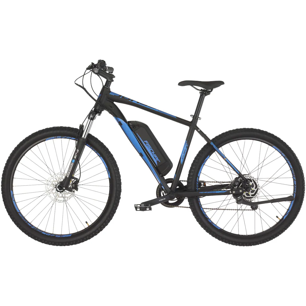 FISCHER Fahrrad E-Bike »MONTIS EM 1922 418 48 sw« 9 Gang Shimano Altus Kettenschaltung (mit Akku-Ladegerät-mit Werkzeug) auf Rechnung kaufen Nur für heute