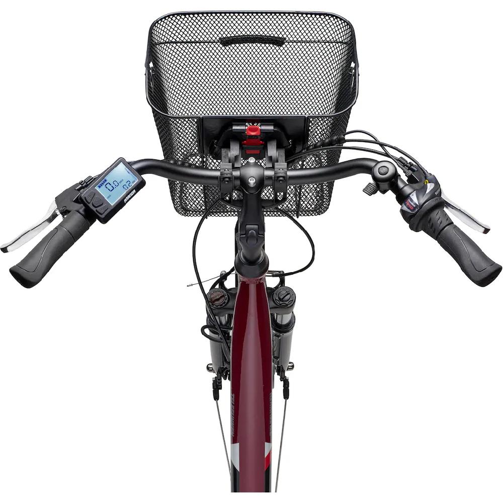 Telefunken E-Bike »Multitalent RC822« 7 Gang Shimano Tourney Frontmotor 250 W (ca. 100 km Reichweite-2 V-Bremsen-Beleuchtung-Straßenzulassung) City Elektrofahrrad Damen Herren 28 Zoll 36 V 374 Wh Akku Pedelec auf Rechnung Bis zu 55% Rabatt