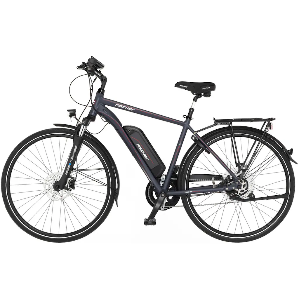 FISCHER Fahrrad E-Bike »VIATOR 2.0 Herren 422« 8 Gang Shimano Acera Pedelec Elektrofahrrad für Herren Trekkingrad Kostenloser Versand international