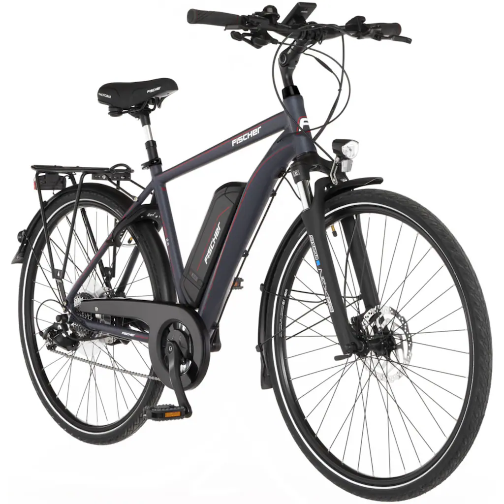 FISCHER Fahrrad E-Bike »VIATOR 2.0 Herren 422« 8 Gang Shimano Acera Pedelec Elektrofahrrad für Herren Trekkingrad Kostenloser Versand international