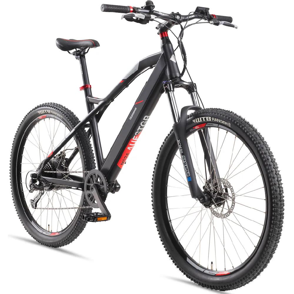 Telefunken E-Bike »Aufsteiger M924« 9 Gang Shimano Altus Heckmotor 250 W (36 V 504 Wh Akku-ca. 100 km Reichweite-Geländebike off road) Mountainbike MTB Elektrofahrrad Damen Herren 27 5 / 29 Zoll Pedelec Im Verkauf