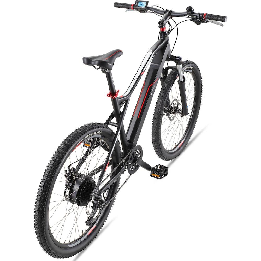 Telefunken E-Bike »Aufsteiger M924« 9 Gang Shimano Altus Heckmotor 250 W (36 V 504 Wh Akku-ca. 100 km Reichweite-Geländebike off road) Mountainbike MTB Elektrofahrrad Damen Herren 27 5 / 29 Zoll Pedelec Im Verkauf