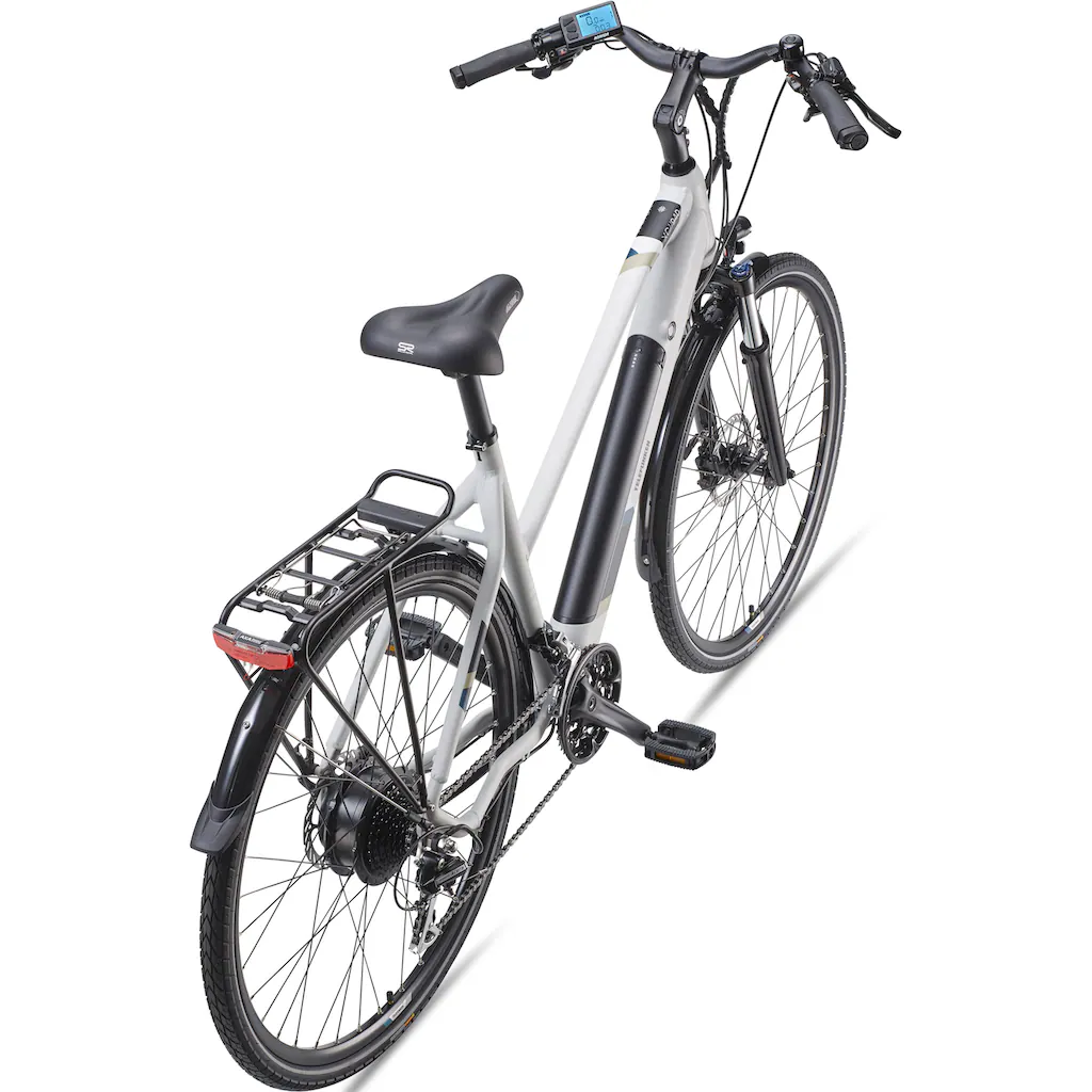 Telefunken E-Bike »Expedition XC940« 24 Gang Shimano Acera Heckmotor 250 W (ca. 100 km Reichweite-hydraulische Scheibenbremsen-Straßenzulassung) Trekking Elektrofahrrad Damen 28 Zoll 36 V 417 6 Wh Akku Pedelec Verkauf