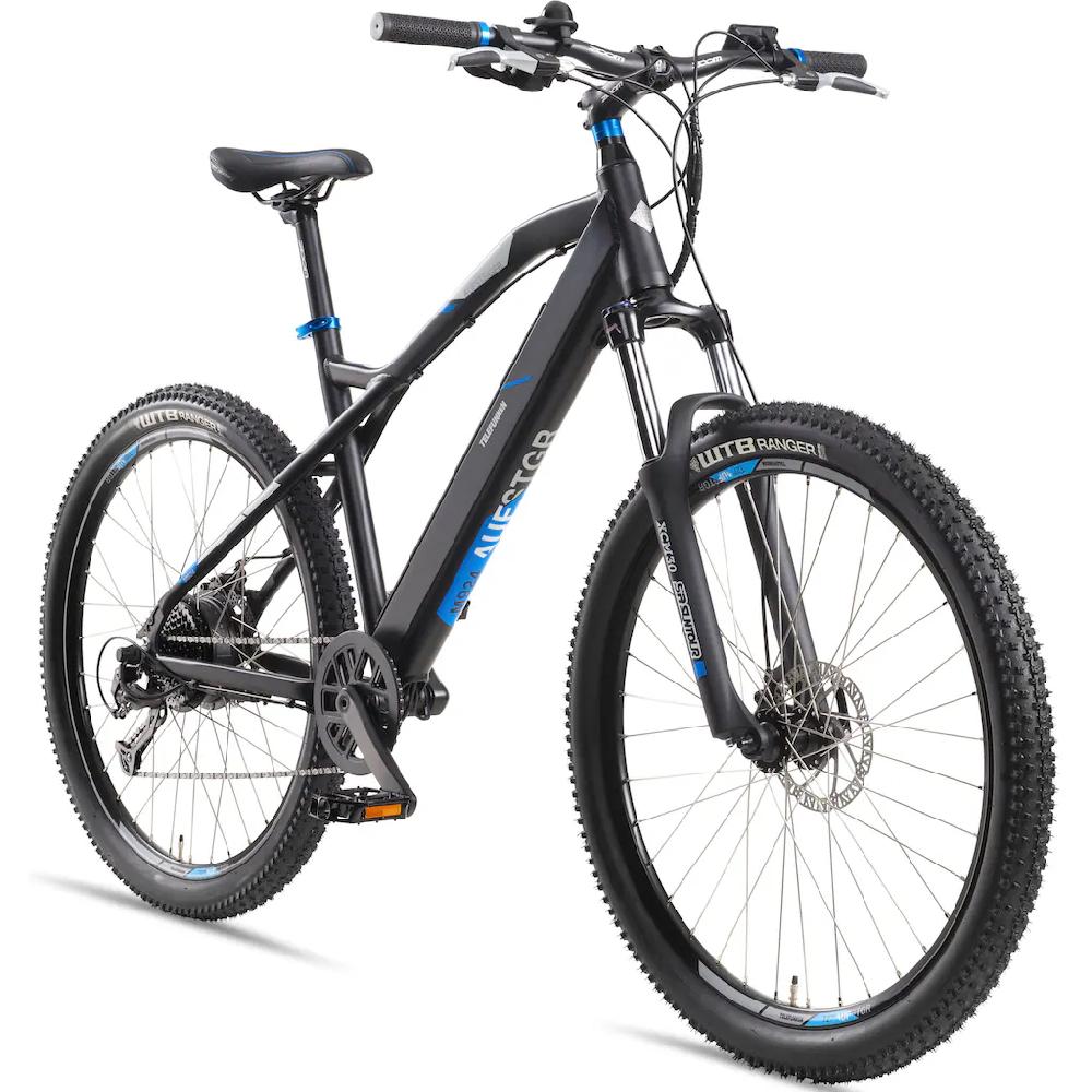 Telefunken E-Bike »Aufsteiger M924« 9 Gang Shimano Altus Heckmotor 250 W (36 V 504 Wh Akku-ca. 100 km Reichweite-Geländebike off road) Mountainbike MTB Elektrofahrrad Damen Herren 27 5 / 29 Zoll Pedelec auf Rechnung bestellen Blitzverkäufe