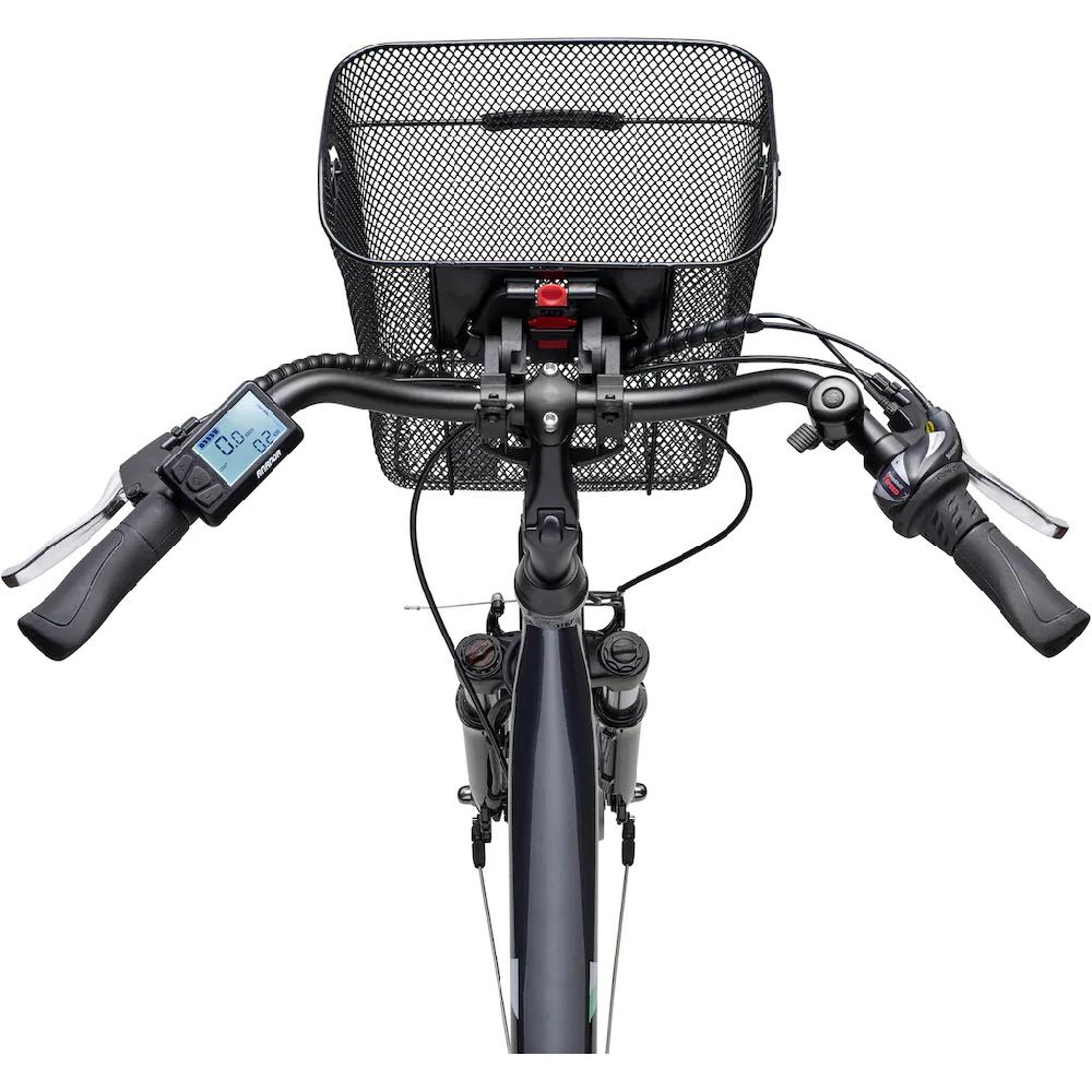 Telefunken E-Bike »Multitalent RC822« 7 Gang Shimano Tourney Frontmotor 250 W (ca. 100 km Reichweite-2 V-Bremsen-Beleuchtung-Straßenzulassung) City Elektrofahrrad Damen Herren 28 Zoll 36 V 374 Wh Akku Pedelec auf Rechnung bes Limitierter Zeitrabatt