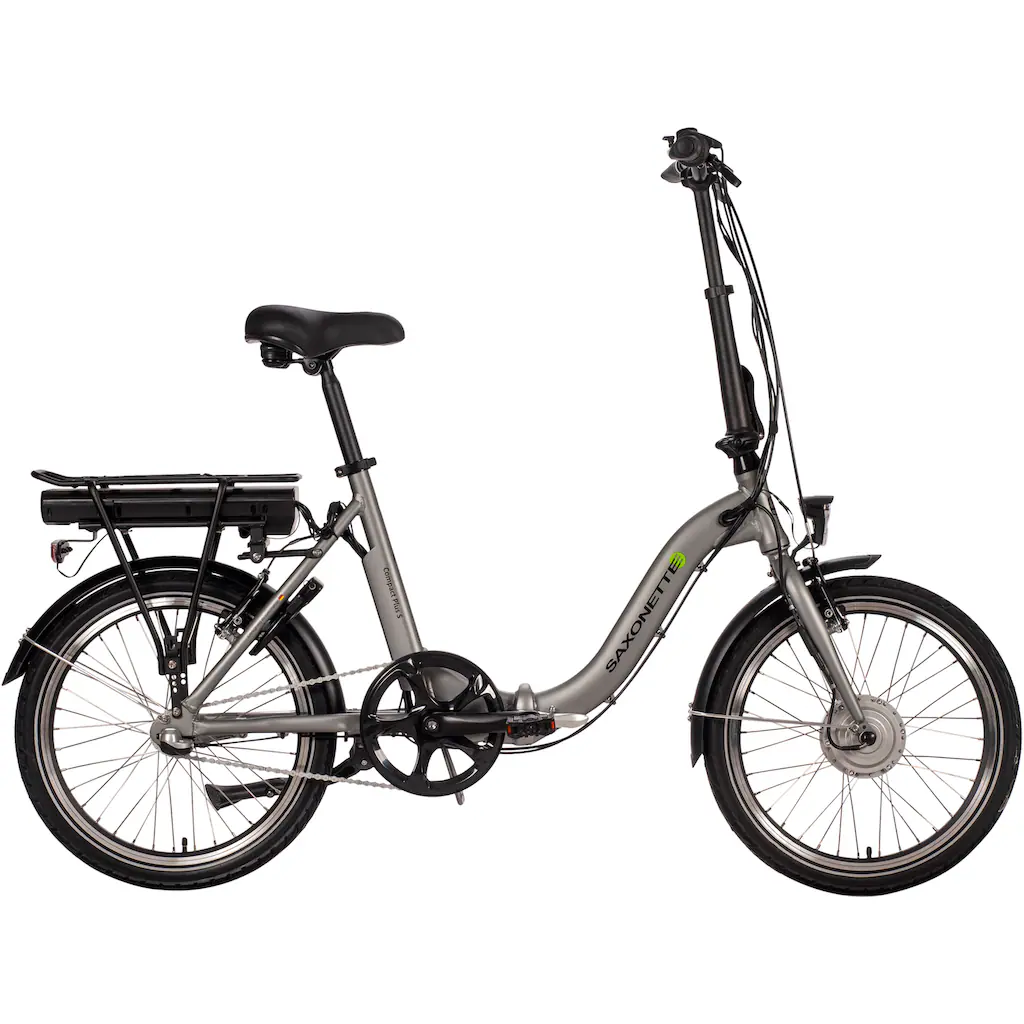 SAXONETTE E-Bike »Compact Plus S« 3 Gang Frontmotor 250 W (mit Akku-Ladegerät) Pedelec Elektrofahrrad für Damen u. Herren Faltrad auf Raten