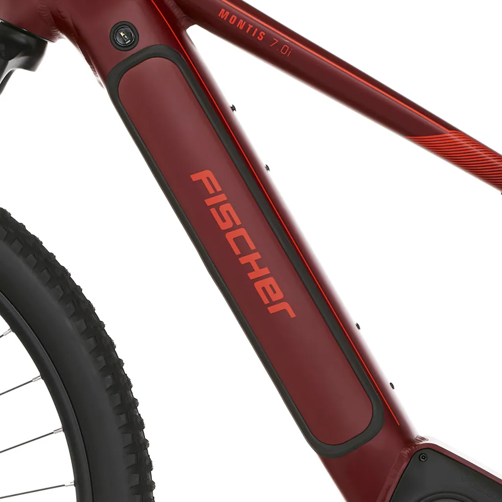 FISCHER Fahrrad E-Bike »MONTIS 7.0I 630« 12 Gang SRAM SX 11-50 Mittelmotor 250 W (Schloss) Pedelec Elektrofahrrad für Damen u. Herren MTB Mountainbike auf Rechnung bestellen Lagerräumung
