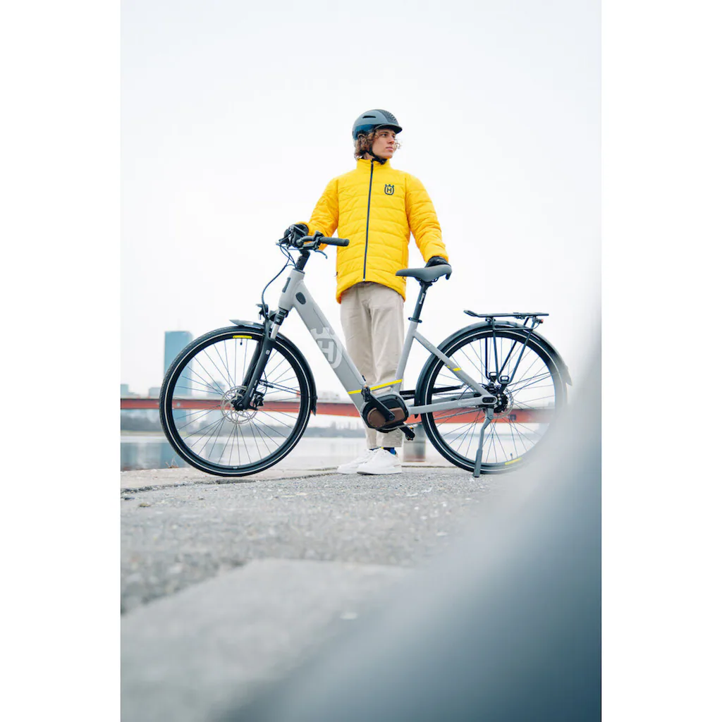 Husqvarna E-BICYCLES E-Bike »E-Citybike Towner 2« 8 Gang Shimano Nexus Mittelmotor 250 W (28 Zoll Bosch Motor Rücktritt Scheibenbremsen mit Straßenzulassung) Pedelec Elektrofahrrad für Herren u. Damen Cityrad tiefer Einstie Top Angebot