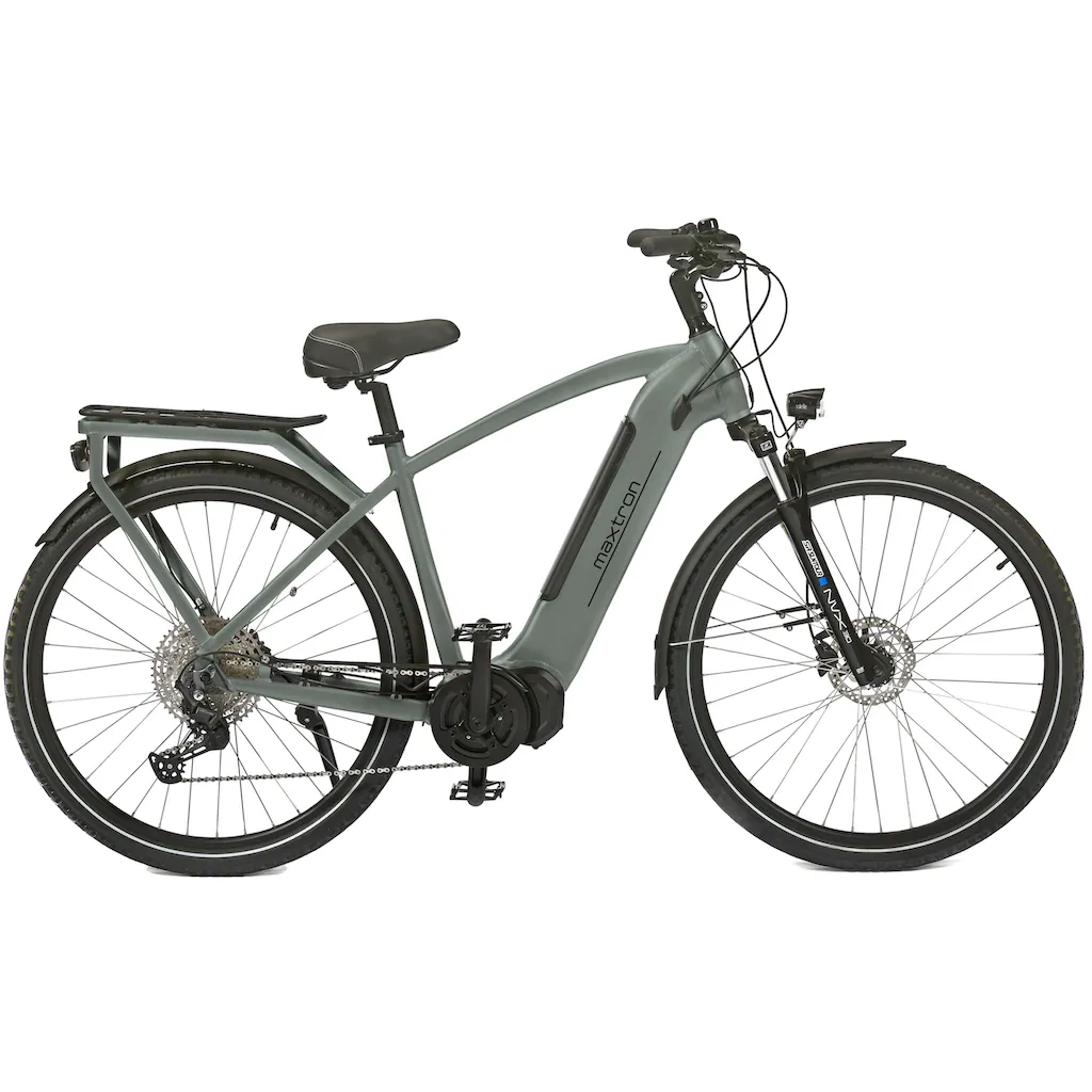 Maxtron E-Bike »MTS 20X« 11 Gang Shimano Deore Mittelmotor 250 W Pedelec Elektrofahrrad für Herren Trekkingrad auf Rechnung