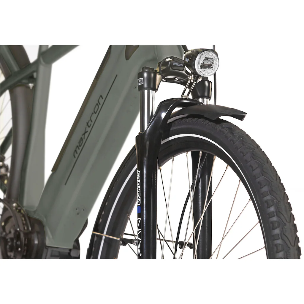 Maxtron E-Bike »MTS 20X« 11 Gang Shimano Deore Mittelmotor 250 W Pedelec Elektrofahrrad für Herren Trekkingrad auf Rechnung Neuheiten