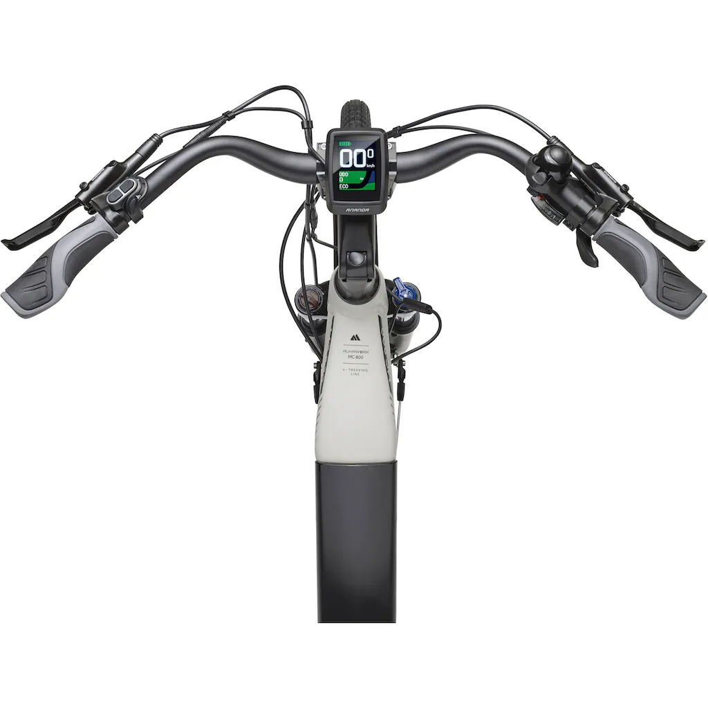 RUHRWERK E-Bike »MC800« 8 Gang Shimano Acera Mittelmotor 250 W Pedelec Elektrofahrrad für Damen u. Herren Cityrad auf Rechnung Räumungsverkauf