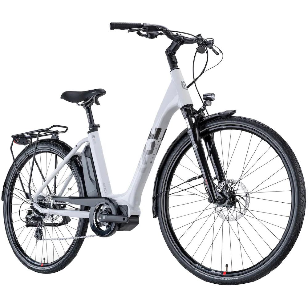 Husqvarna E-BICYCLES E-Bike »E-Citybike Eco City 1« 8 Gang Shimano Nexus Mittelmotor 250 W (28 Zoll Shimano Motor Rücktritt Scheibenbremsen Straßenzulassung) Pedelec Elektrofahrrad für Herren u. Damen Cityrad tiefer Einstie VIP-Rabatte