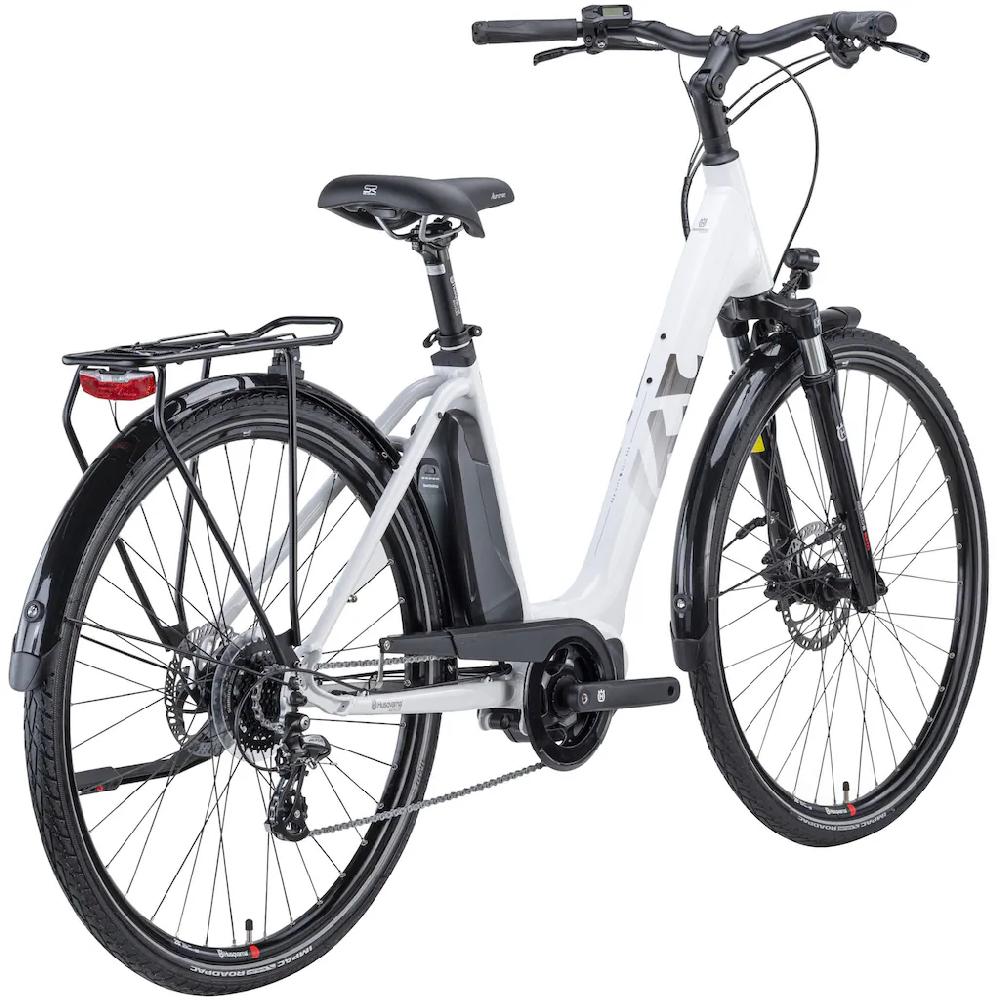 Husqvarna E-BICYCLES E-Bike »E-Citybike Eco City 1« 8 Gang Shimano Nexus Mittelmotor 250 W (28 Zoll Shimano Motor Rücktritt Scheibenbremsen Straßenzulassung) Pedelec Elektrofahrrad für Herren u. Damen Cityrad tiefer Einstie VIP-Rabatte