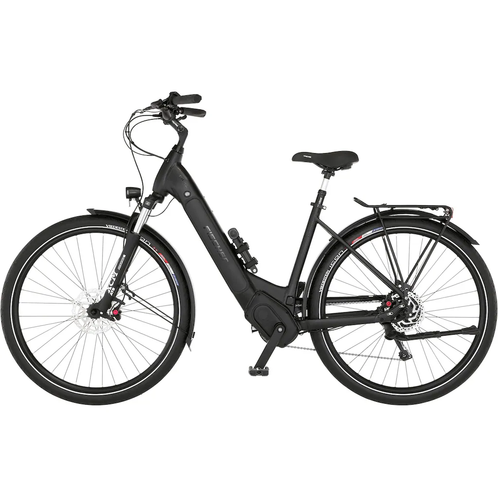 FISCHER Fahrrad E-Bike »CITA 8.0I 711« 10 Gang Shimano Nexus Mittelmotor 250 W (Schloss) Pedelec Elektrofahrrad für Damen u. Herren Cityrad auf Rechnung online bestellen JETZT KAUFEN
