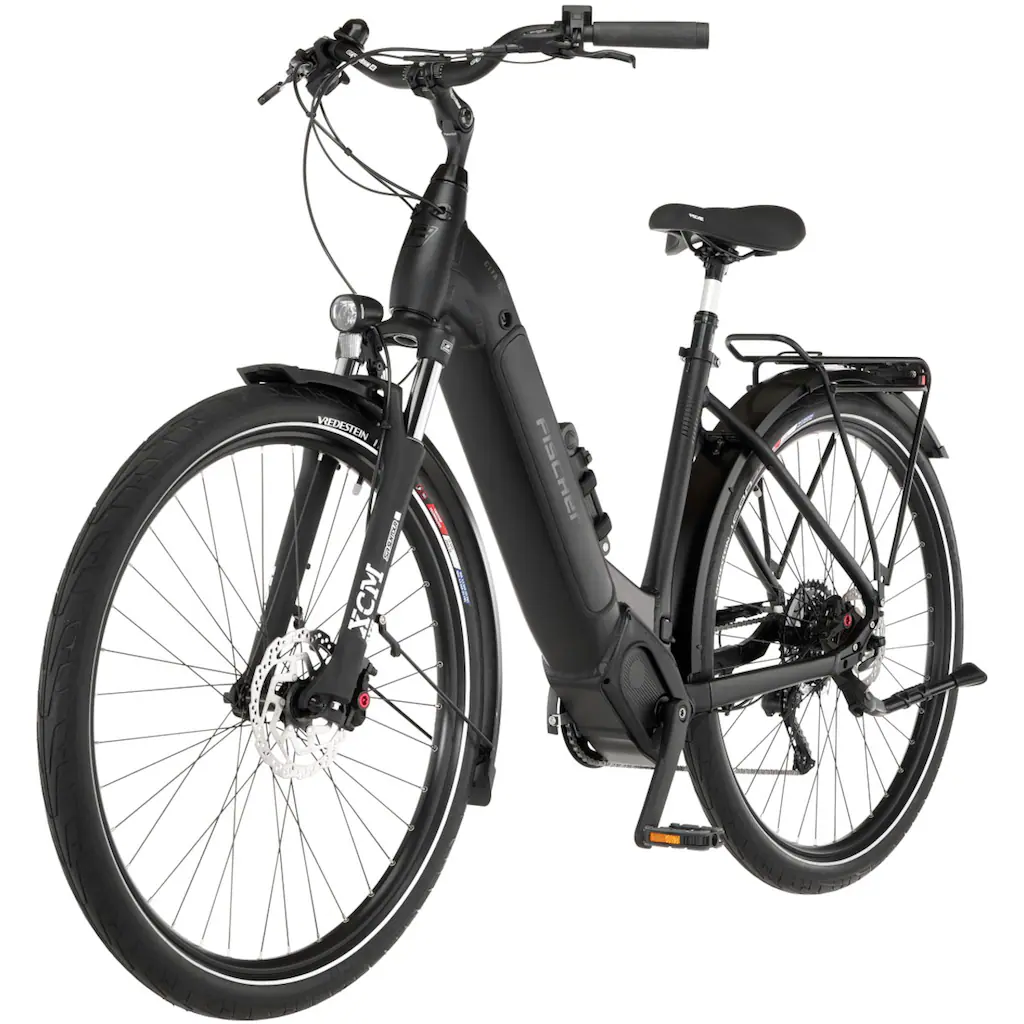 FISCHER Fahrrad E-Bike »CITA 8.0I 711« 10 Gang Shimano Nexus Mittelmotor 250 W (Schloss) Pedelec Elektrofahrrad für Damen u. Herren Cityrad auf Rechnung online bestellen JETZT KAUFEN
