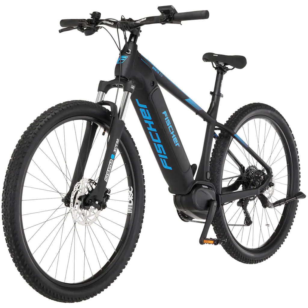 FISCHER Fahrrad E-Bike »MONTIS 4.5i 522« 10 Gang Shimano Deore Mittelmotor 250 W (mit Fahrradschloss) Pedelec Elektrofahrrad für Damen u. Herren MTB Mountainbike Bis zu 65% Rabatt