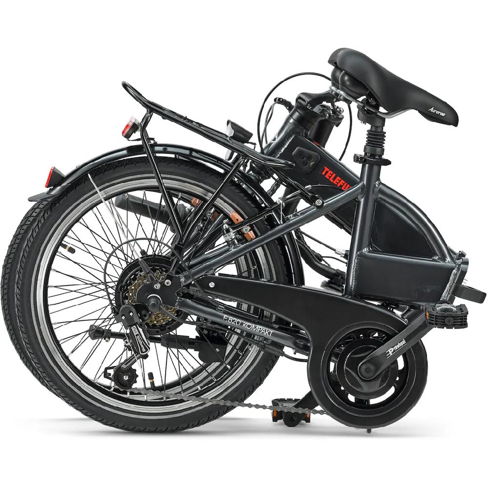 Telefunken E-Bike »Kompakt F820« 6 Gang Shimano Tourney Heckmotor 250 W Pedelec Elektrofahrrad für Damen u. Herren Faltrad auf Rechnung online bestellen Sonderangebot der Fabrik
