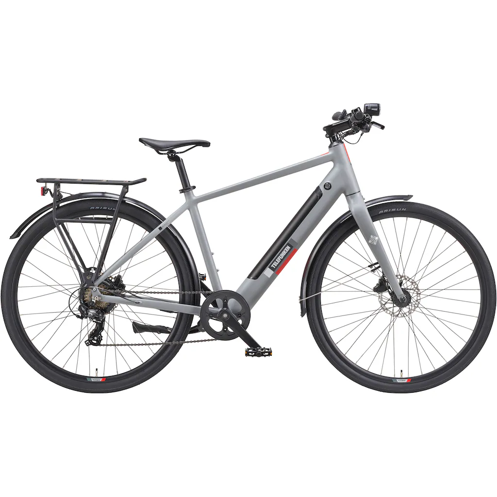 Telefunken E-Bike »UH200« 7 Gang Shimano Heckmotor 250 W (28 Zoll Straßenzulassung Scheibenbremsen leichtes E-Bike ca. 20 kg) Pedelec Elektrofahrrad für Herren u. Damen Urbanbike Cityrad auf Rechnung online kaufen