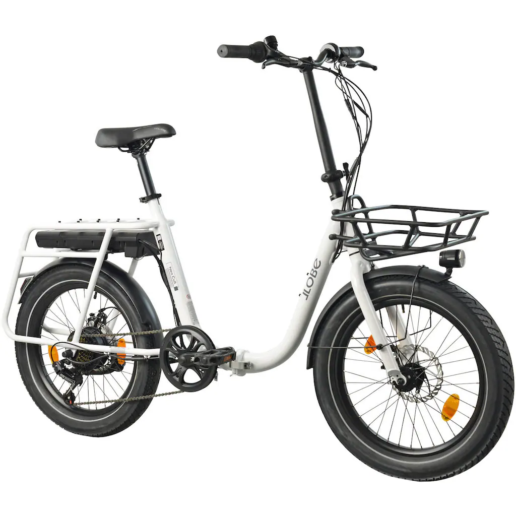 LLobe E-Bike »Elektro Faltrad 20" Neo.cult weiß« Shimano Tourney Heckmotor 250 W Fabrikladen