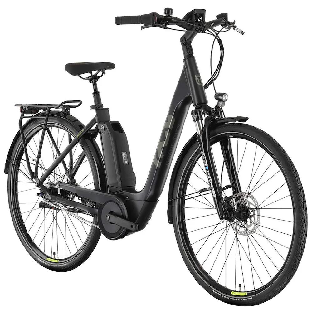 Husqvarna E-BICYCLES E-Bike »E-Citybike Grand City Y2« 9 Gang Tektro RD-T350 Mittelmotor 250 W (28 Zoll Yamaha Motor Scheibenbremsen mit Straßenzulassung) Pedelec Elektrofahrrad für Herren u. Damen Cityrad tiefer Einstieg Rabatt