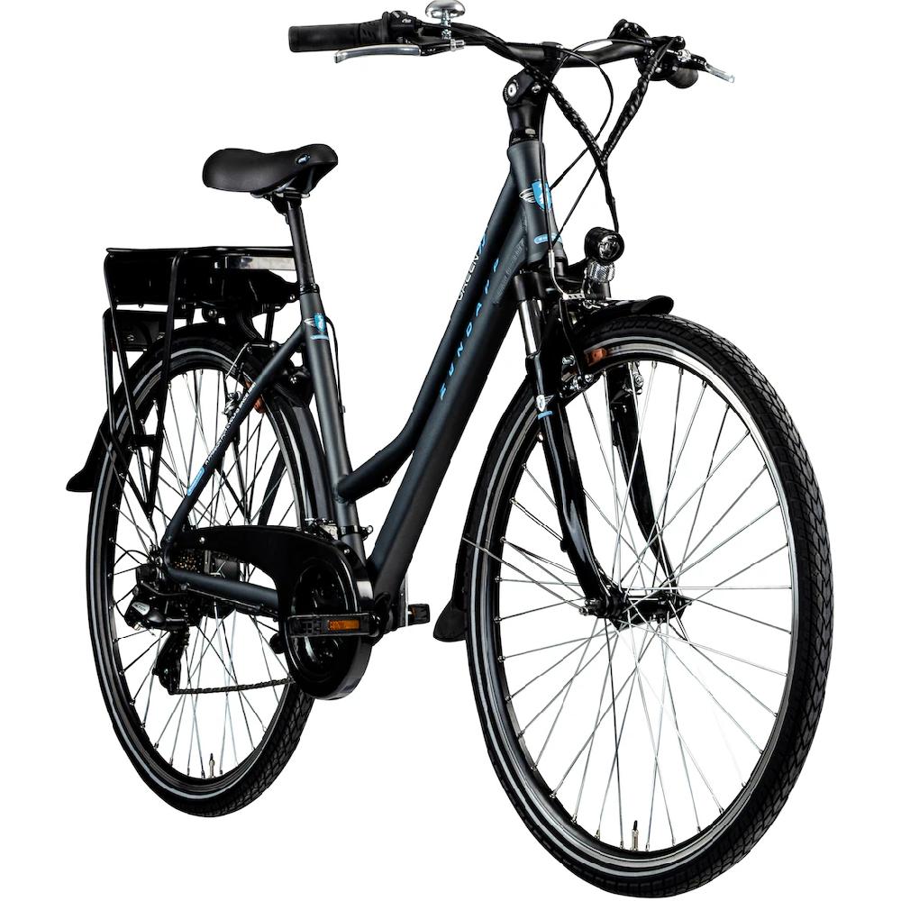 Zündapp E-Bike »Green 7.7 Damen« 21 Gang Shimano Altus RD-M310 Heckmotor 250 W Pedelec Elektrofahrrad für Damen Trekkingrad Flash Sale