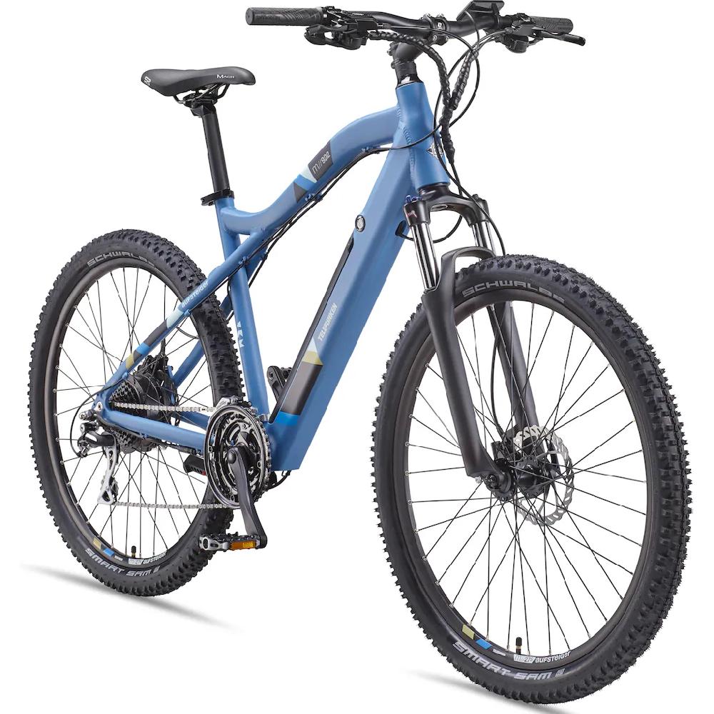 Telefunken E-Bike »Aufsteiger M922« 24 Gang Shimano Acera Heckmotor 250 W Pedelec Elektrofahrrad für Damen u. Herren MTB Mountainbike Muttertagsangebot