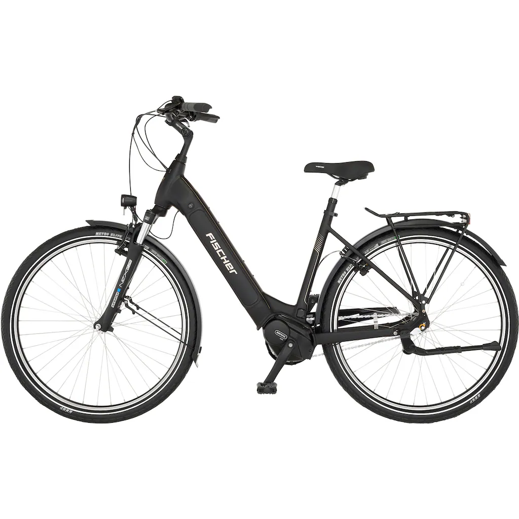 FISCHER Fahrrad E-Bike »CITA 2.2I 522« 3 Gang Shimano Nexus Mittelmotor 250 W (Schloss) Pedelec Elektrofahrrad für Damen u. Herren Cityrad Große Rabatte