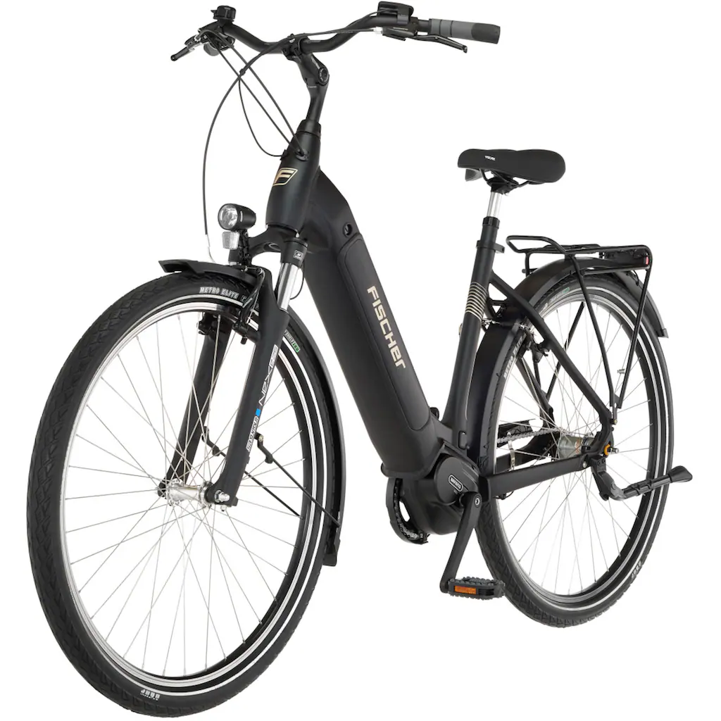 FISCHER Fahrrad E-Bike »CITA 2.2I 522« 3 Gang Shimano Nexus Mittelmotor 250 W (Schloss) Pedelec Elektrofahrrad für Damen u. Herren Cityrad Große Rabatte
