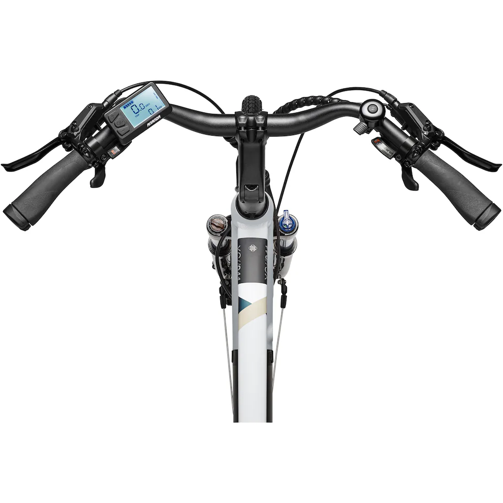 Telefunken E-Bike »Expedition XC941« 24 Gang Shimano Acera Heckmotor 250 W (ca. 100 km Reichweite-hydraulische Scheibenbremsen-Straßenzulassung) Trekking Elektrofahrrad Herren 28 Zoll 36 V 417 6 Wh Akku Pedelec Räumungsverkauf