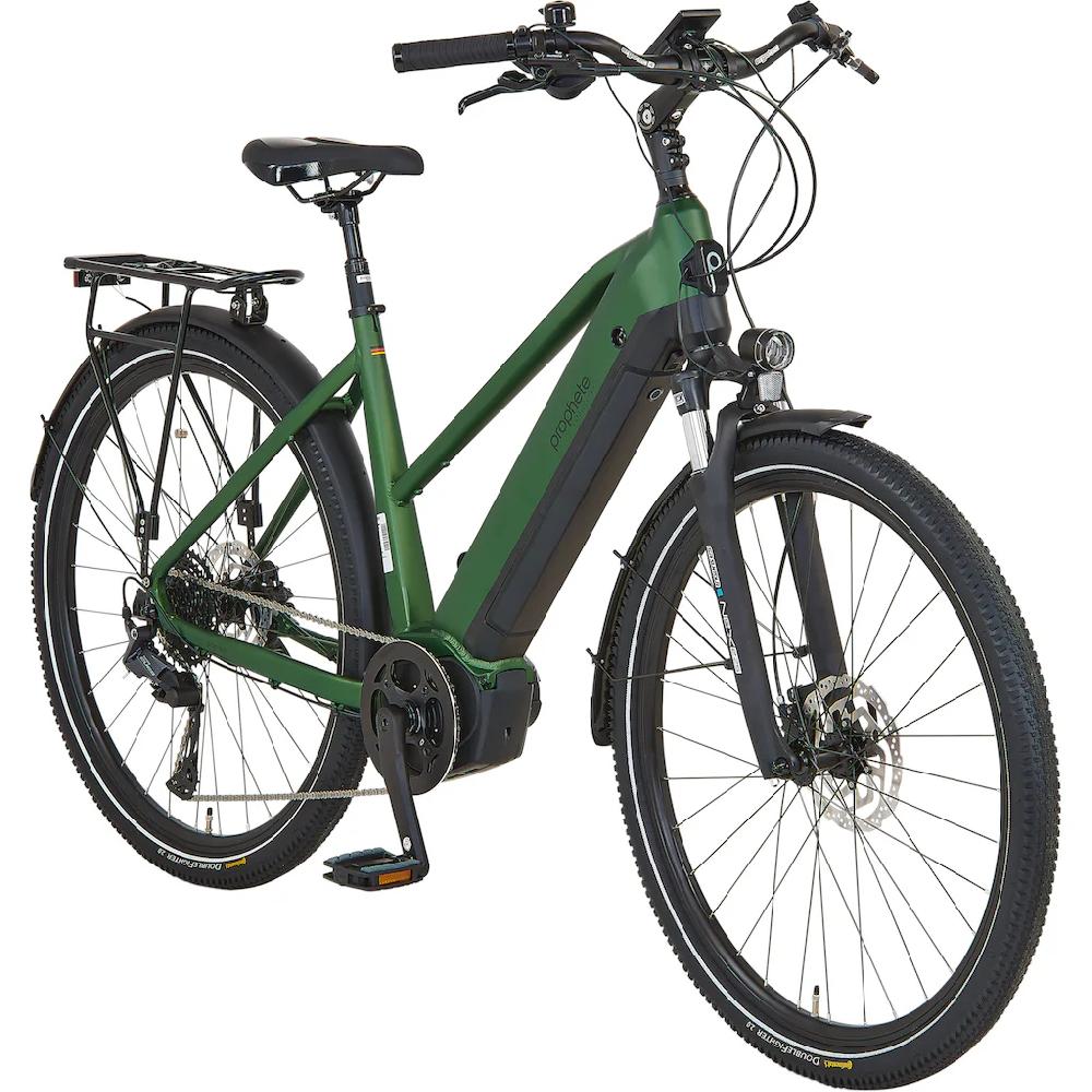Prophete E-Bike »Entdecker 4.9« 10 Gang Shimano Cues Mittelmotor 250 W Pedelec Elektrofahrrad für Damen auf Raten Super Sparpreis