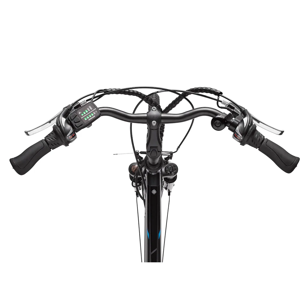 Telefunken E-Bike »Expedition XT481« 21 Gang Shimano Heckmotor 250 W (mit Fahrradtasche) Pedelec Elektrofahrrad für Herren Trekkingrad auf Rechnung Wochenangebot