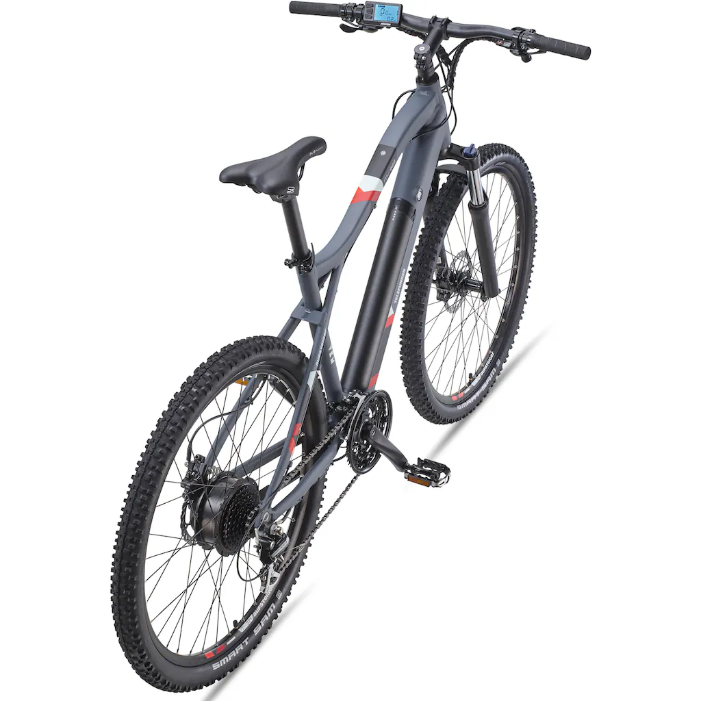 Telefunken E-Bike »Aufsteiger M922« 24 Gang Shimano Acera Heckmotor 250 W Pedelec Elektrofahrrad für Damen u. Herren MTB Mountainbike Neueste Stile